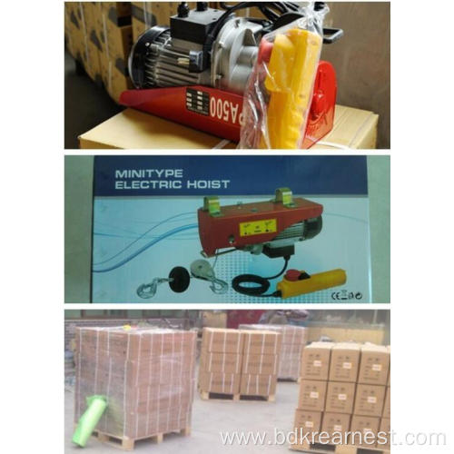 PA mini type wire rope electric hoist
